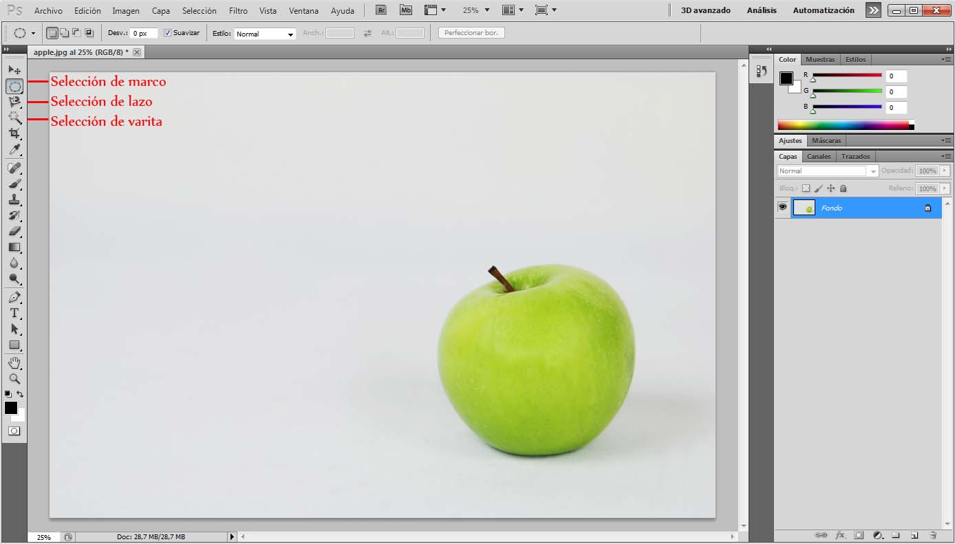 aprender a usar photoshop