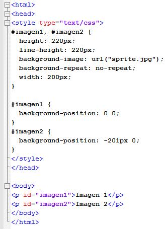 optimizar html sprites